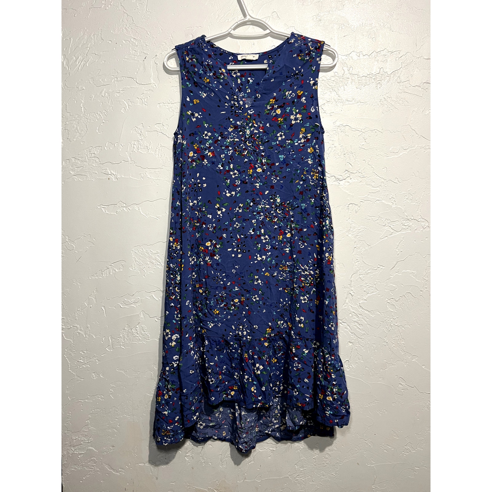 Beachlunchlounge Floral Hi Low Mini Dress Womens Xs Boho Chic Bohemian